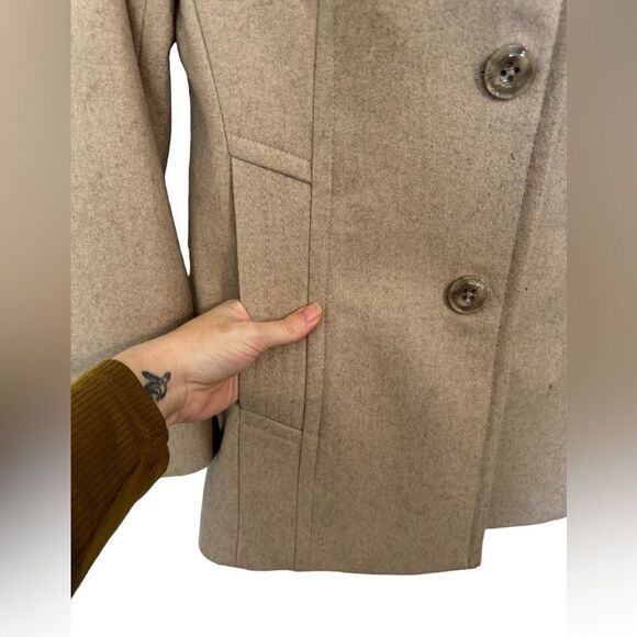 London Fog Wool Blend Peacoat - Picture 4 of 9